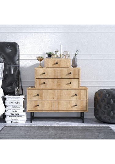 Decormet Tata Şifonyer Safir Meşe Diğer