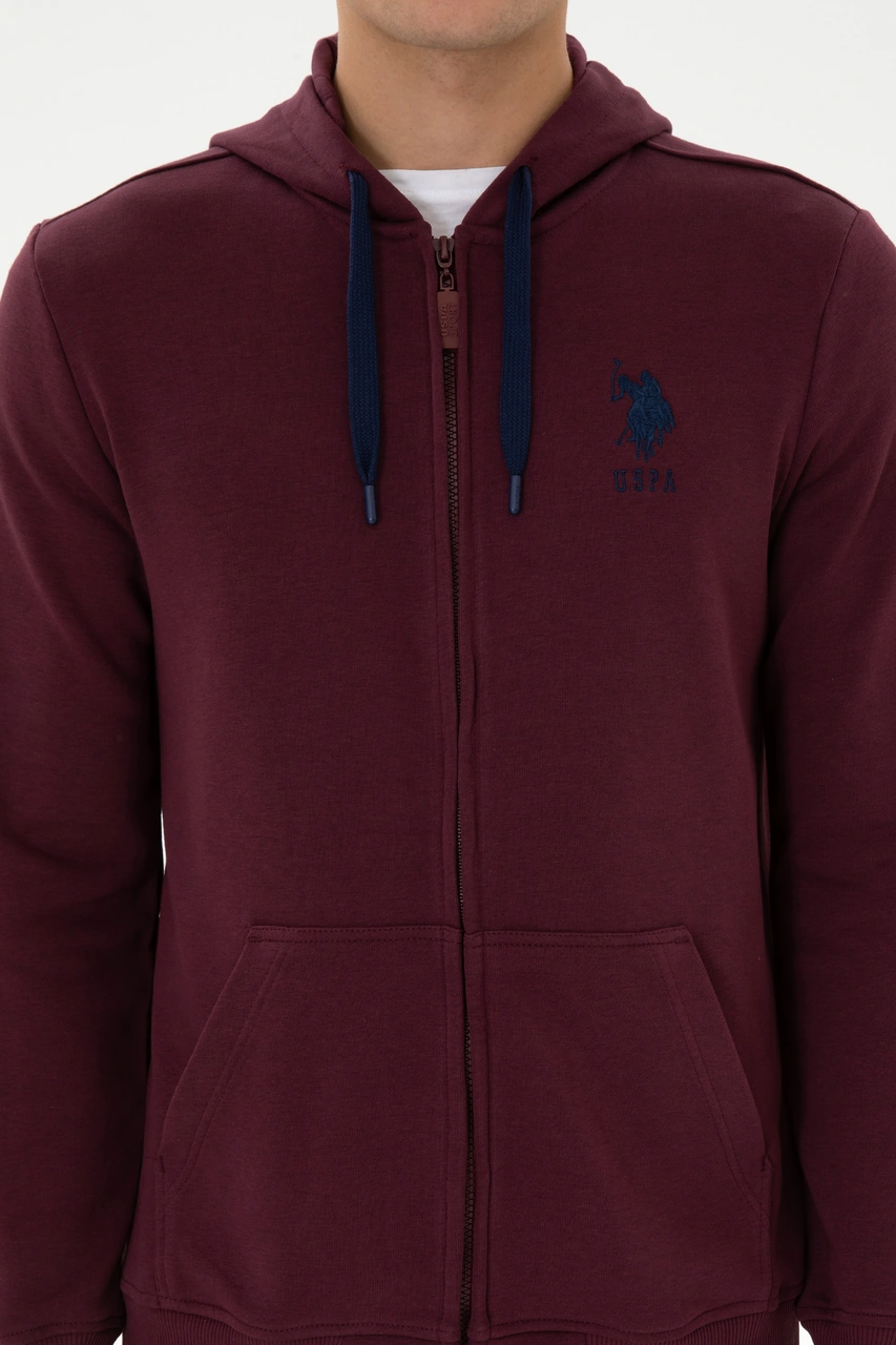 U.s. Polo Assn. Erkek Plum Hırka Örme 50307765-vr177 New Plum