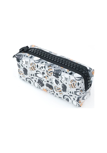 Unicus Big Zip Kedili Kalem Kutu Uncs-1082 Çok Renkli