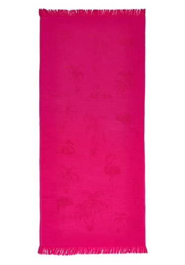 Plaj Havlusu Peşkır Zaplazu Fuşya Kadın 150x71