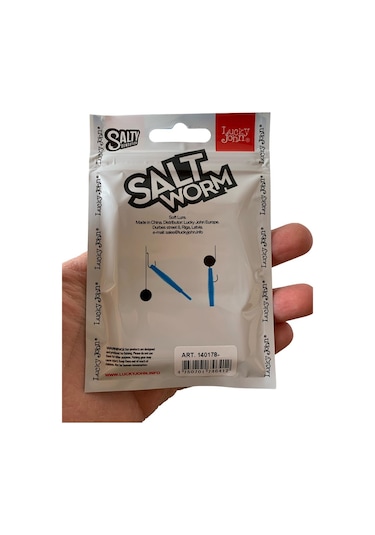 Lucky John Salt Worm 4.1cm Lrf Silikonu 12'li Paket