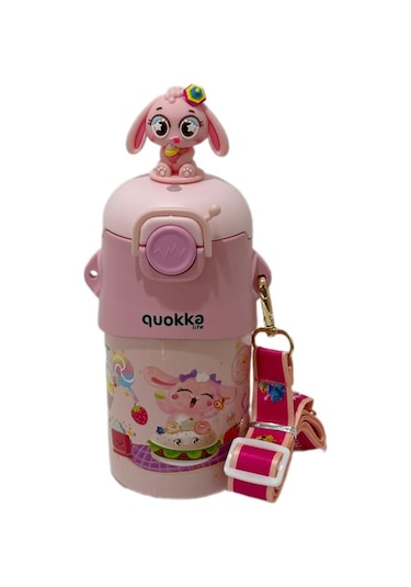 Taros Matara 500 Ml Pembe Life Figürlü Anımals Çelik Pembe