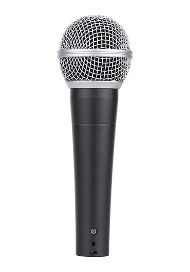 Hfambition Zink Alaşımlı Dinamik Mikrofon, 50hz-15khz Frekans Aralığı, Gürültüsüz Ses, 5m Kablo Xlr-6.35mm , Pil Gereksiz