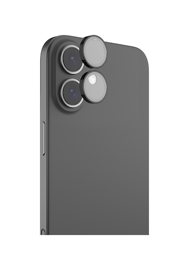 İphone Uyumlu 16 Raptic Armour Serisi Kamera Lens Koruyucu Şeffaf
