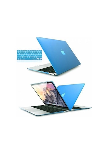 Apple Uyumlu MacBook Pro Reti̇Na 13.3 A1502 Kılıf 2In1 Si̇Li̇Kon + Klavye Siyah