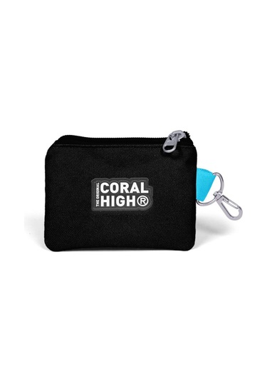 Coral High Kids Siyah Mavi Anime Desenli Bozuk Para Çantası 21925 Siyah - Mavi