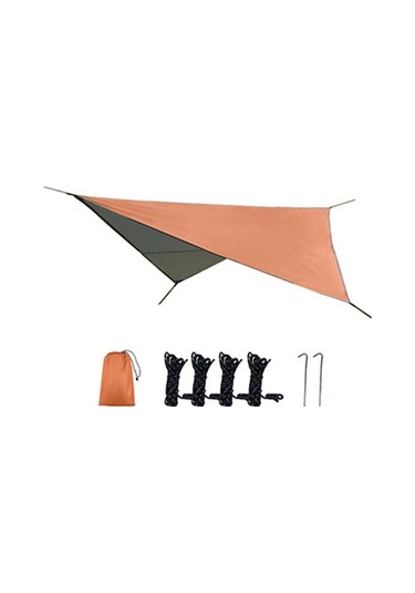 Tm-075 Su Geçirmez Çadır Outdoor Kamp Tente Turuncu Turuncu