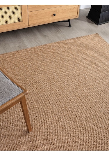 Srz-0604 Jüt Tabanlı Hasır Dokuma Örme Bohem Antialerjik Halı Kilim Hasır