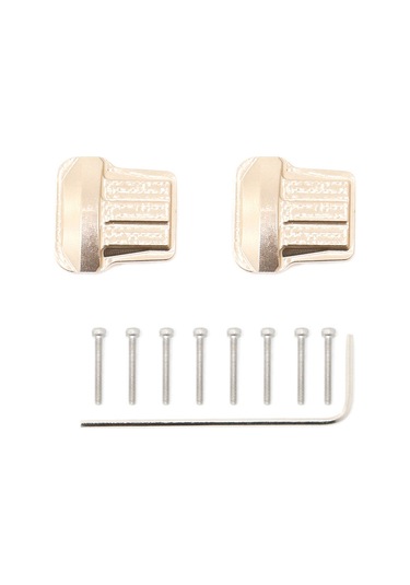 Kosona Traxxas 1/18 Trx4m Land Rover Defender Ve Ford Rampage İçin Ön Ve Arka Aks Kapağı, Pirinç Yükseltme Parçası