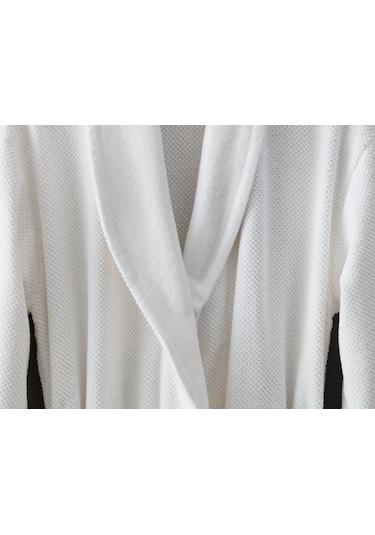 Madame Coco Riz Şalyaka Unisex Bornoz 1kborn0101beyaz