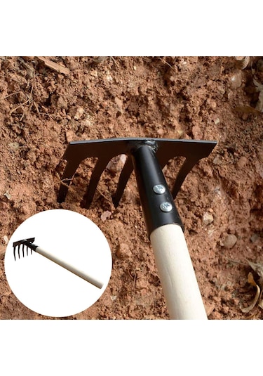 Suntek Bahçe Tırmağı İşçi Tasarrufu Aile Arka 5-tines