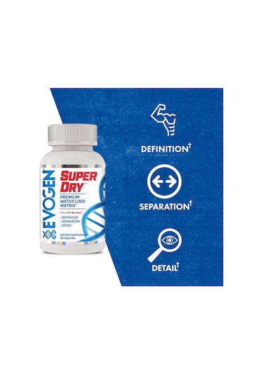 Evogen Super Dry Premium Water Control Matrix Fat Burner 45 Kapsül