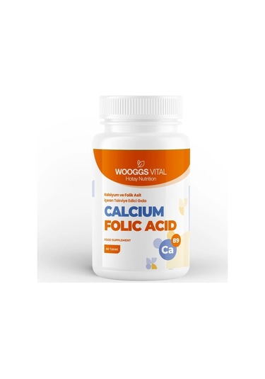 Wooggs Vital Kalsiyum Ve Folik Asit İteg 60 Tablet