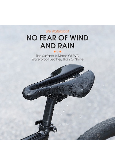 Xindoker Bisiklet Jantı, Orman Ve Yol Bisikletleri İçin Konforlu, Havalandırmalı, Şok Emici Siyah Podium 300g, Pu+metal Siyah