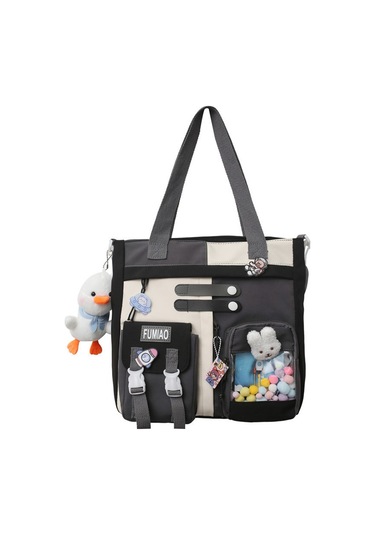 Situ Store Çok Bölmeli Büyük Kapasiteli Omuz Çantası - Pembe