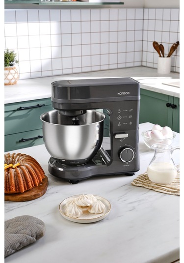 Karaca Maestrochef  1500 W 5 LT Stella Stand Mikser Space Gray (Teşhir)