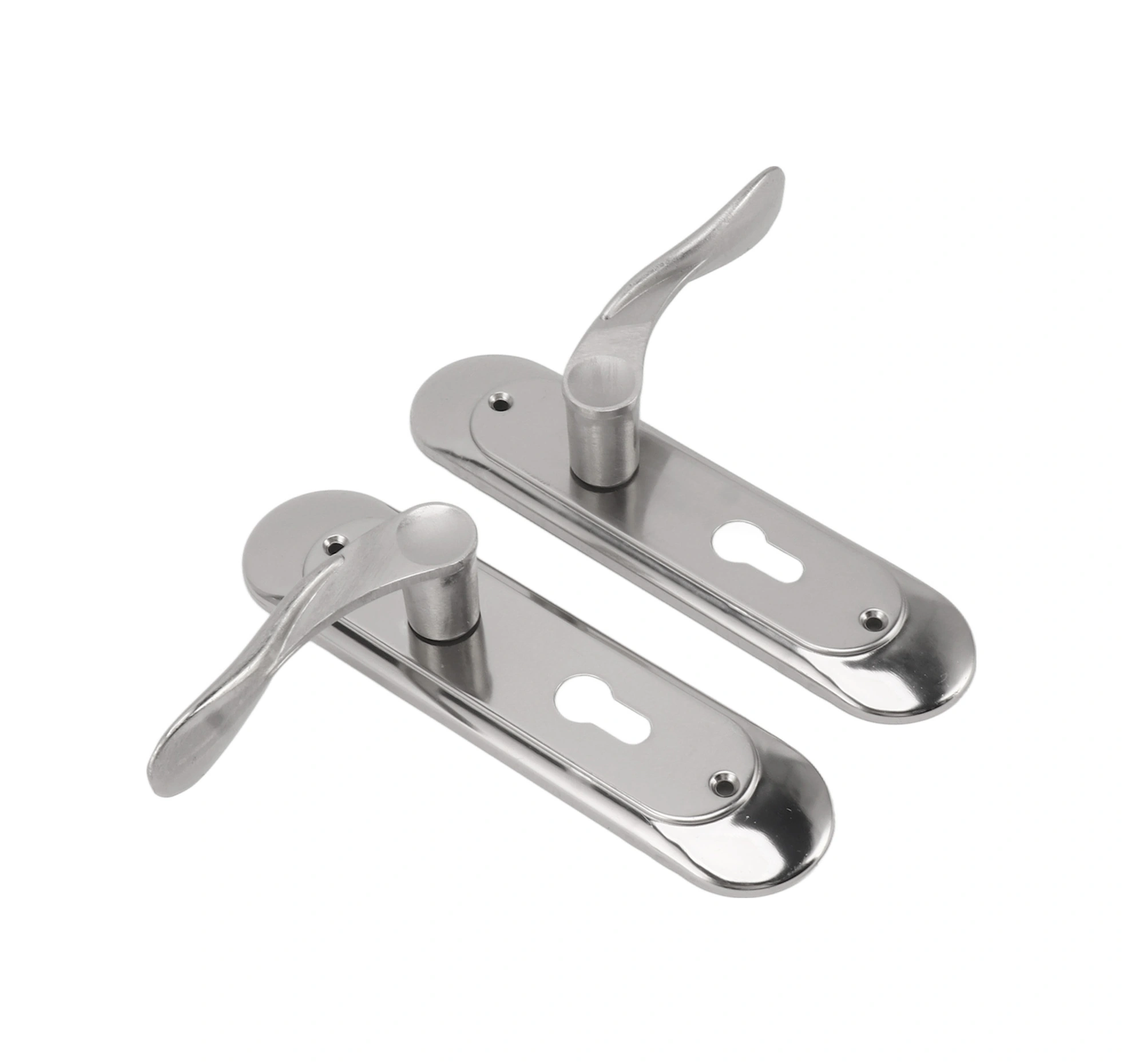 Geeroyoo Stainless Steel Odun Kapı Kilidi - Ev İçi Yatak Odası Kilit Seti, Dayanıklı Konstruksiyon, Kolay Kurulum, Ev Genel Kullanım