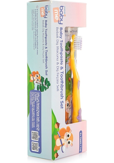 Baby Me Bebek Diş Fırçası ve Macunu Seti