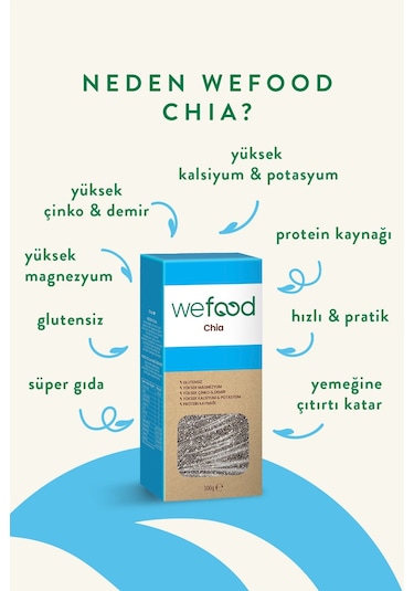 Wefood Siyah Chia 300 G