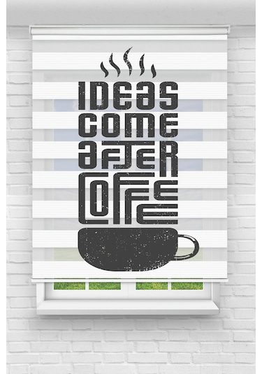 Perdeoutlet38 Enxboy Coffe Dijital Baskılı Zebra Perde-cocuk Odası-stor Perde Renkli