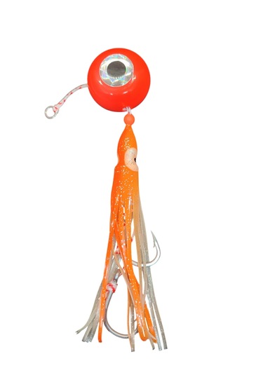 S.f. Melek Gözü Jig 250g Kırmızı Uv - 0/5 No Paslanmaz İğne