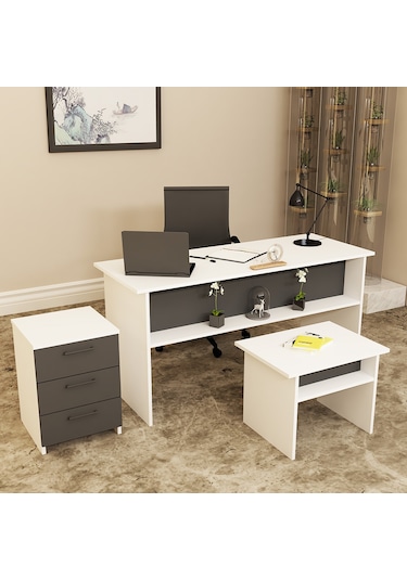 KALENDER DEKOR MERKÜR-1-2-3 OFİS BÜRO MASASI TAKIMI MRK14