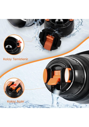 Schafer Santeco Çelik Termos 1200 Ml İnox