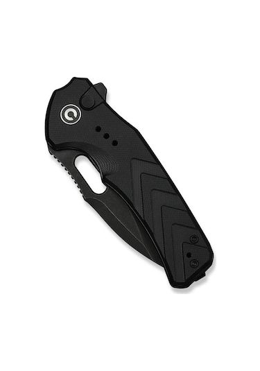 Civivi Vexron Milled Black G10 Handle Black Stonewashed 14c28n Blade Kamp Çakı Siyah