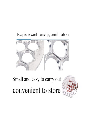 Honmex 37 Lü Erkek Pastırma Dolu Manti Kalıbı, Metal Hamur Kalıbı, Zaman Tasarruflu Ev Mutfak Aleti Gümüş