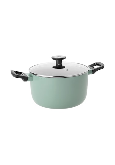 Berghoff Leo Sage Alüminyum Tencere Turkuaz 24 CM