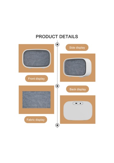 Shineyee Siyah Veya Beyaz Renk Seçenekli, 5v 1a Girişli Taşınabilir Beyaz Gürültü Makinesi Beyaz