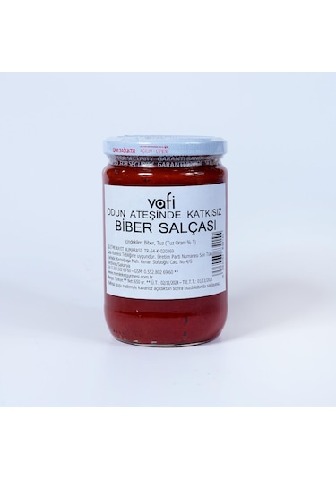 Ev Yapımı Tatlı Biber Salçası 650 Gr Ccs-5849