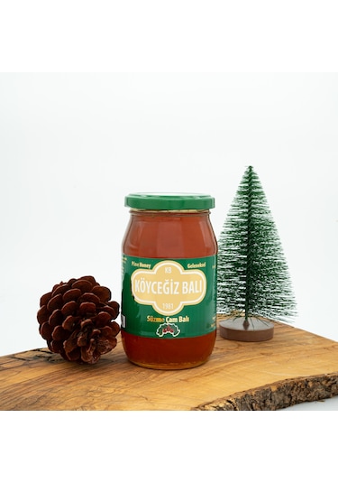 Köyceğiz Balı Süzme Çam Balı Cam Kavanoz 450 G