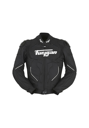 Furygan Raptor Evo 2 Deri Motosiklet Ceketi Siyah