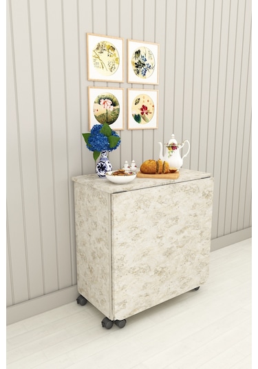 Asra Trend %100 Mdflam 105cm Mutfak Adası Yemek Masası Kahve Köşesi Ma-01 Silves Çok Renkli