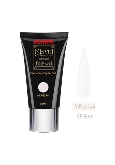 Adanil Misyul Profesyonel Şeffaf Poly Gel 3324 Akrilik Jel 30 ML