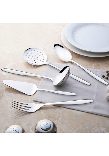 Nehir Sahra Sade 5 Parça Servis Takımı