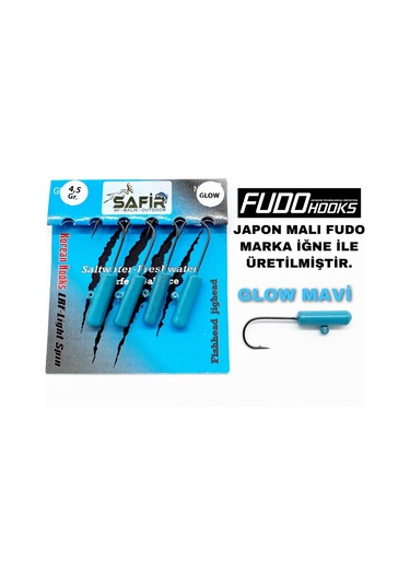 Safir Rocket Plus Uv Ve Glow Jig Head (Japon Fudo Iğne)
