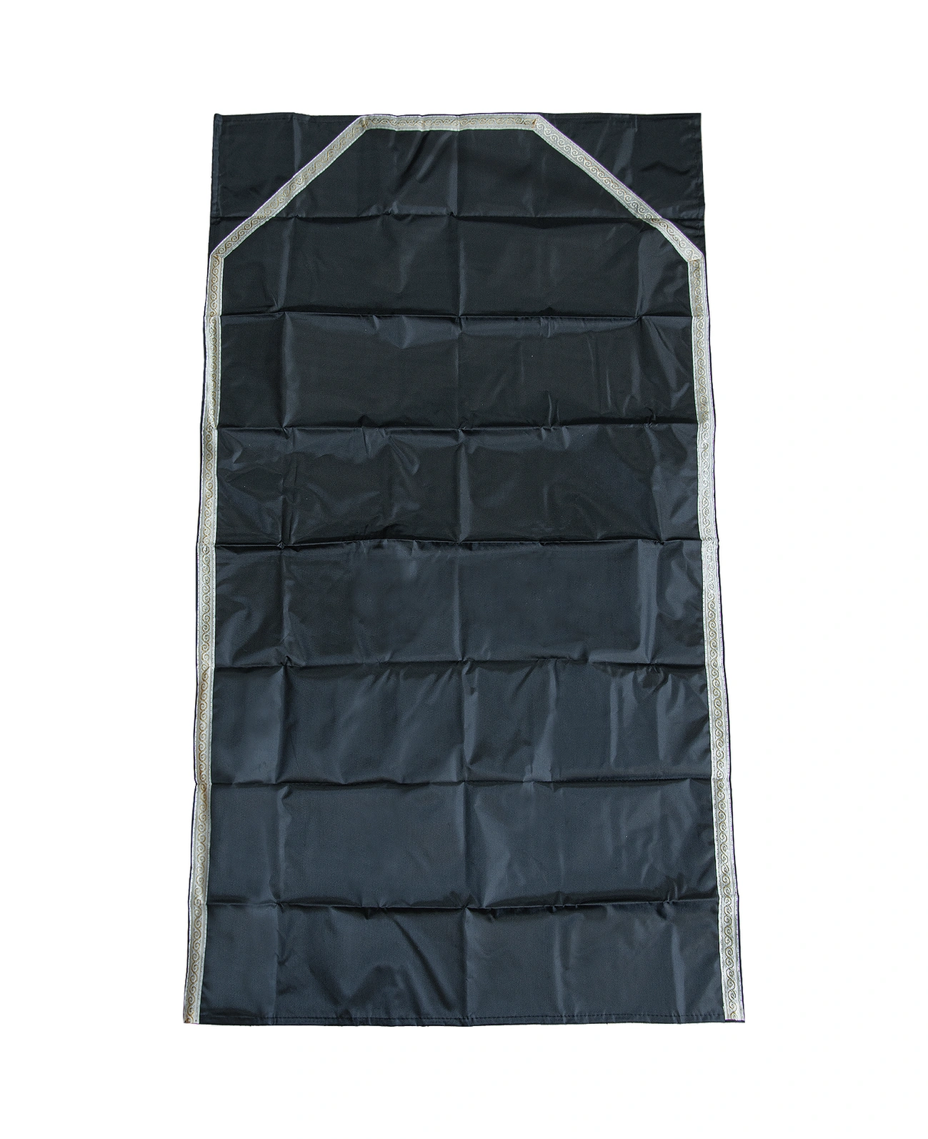 Çantalı Pratik Seccade - Katlanabilir, Su Geçirmez, Taşınabilir Namazlık Siyah