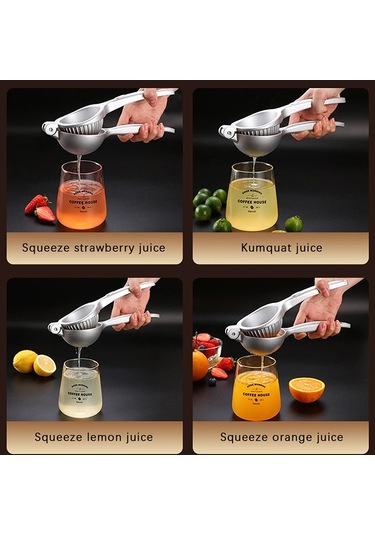 Alüminyum Alaşımlı Ev Meyve Limon Manuel Sıkacağı Narenciye Gold