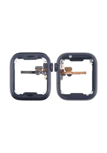 Tongxida İos Watch Uyumlu 7/8/9 45mm Alüminyum Orta Çerçeve Plakası, Gps Taç Döndürme Ekseni, Flex Kablo, Gece Yarısı Renkli,