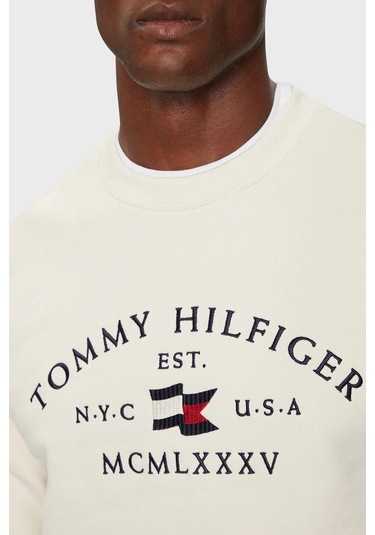 Tommy Hilfiger Erkek Sweat Mw0mw35526 Z00 Açık Bej Açık Bej Tommy Hilfiger Erkek Sweat Mw0mw35526 Z00 Açık Bej Açık Bej
