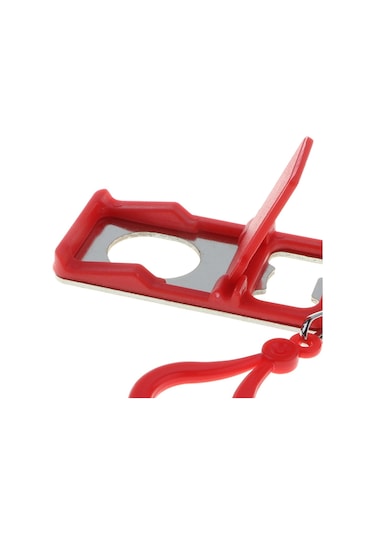 Suntek Şişe Açacağı Masa Cep Telefonu Tutacağı Kırmızı