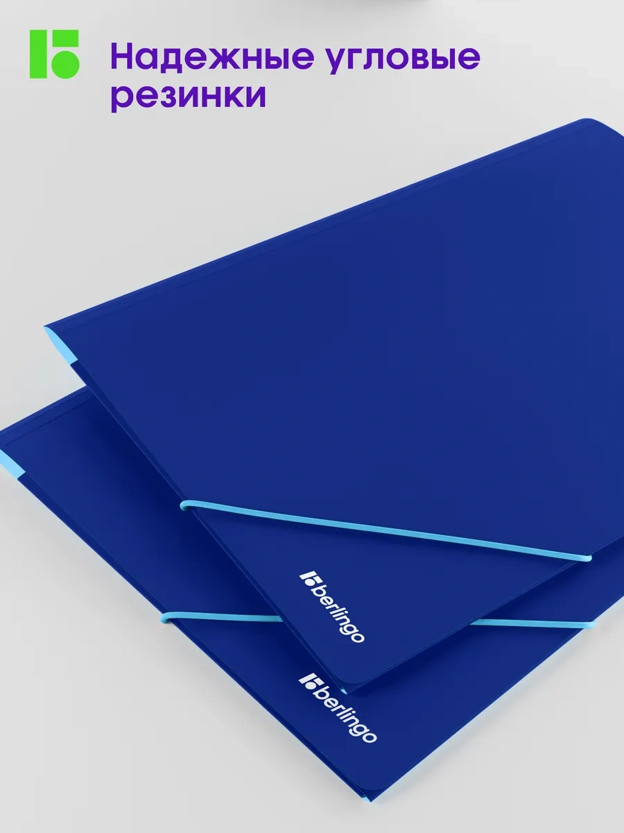 Berlingo A4 Belge Ve Yapraklar İçin Lastikli Klasör 301697504