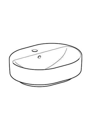 Geberıt Lay-On Washbasin Variform B60 500.777.01.2 60 x 45 CM