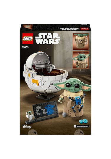 LEGO® Star Wars: The Mandalorian™ Uçan Bebek Arabalı Grogu™ 75403 - 10 Yaş ve Üzeri Çocuklar için Yaratıcı Oyuncak Yapım Seti (1048 Parça) LEGO® Star Wars: The Mandalorian™ Uçan Bebek Arabalı Grogu™ 75403 - 10 Yaş ve Üzeri Çocuklar için Yaratıcı Oyuncak Yapım Seti (1048 Parça)