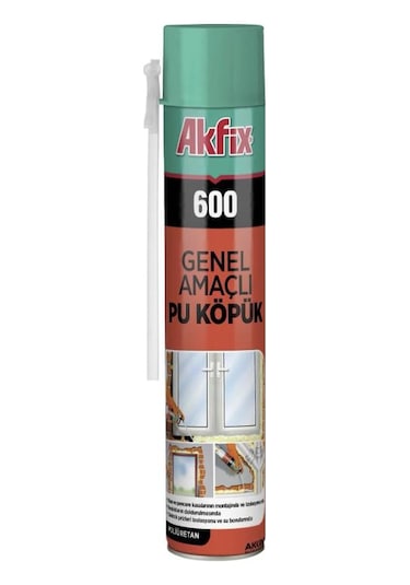 AKFİX 600 PU PİPETLİ KÖPÜK 600 GR