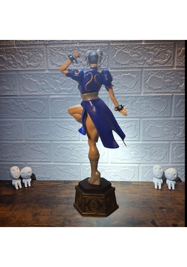 Street Fighter - Chun-li El Yapımı Koleksiyon Figürü 38 Cm