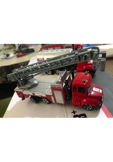 Oyuncak Metal Model İtfaiye Kamyonları 3 Lü Metal Set
