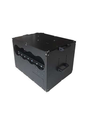 RigBu Kapalı Mining Rig Kasası SK53 Fanlı + Hız Ayarlı Siyah